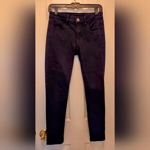 American Eagle Women's Black Skinny Jeans Size 4 Short